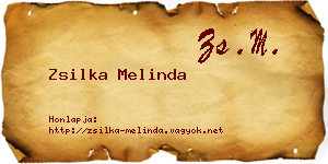 Zsilka Melinda névjegykártya