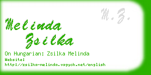 melinda zsilka business card